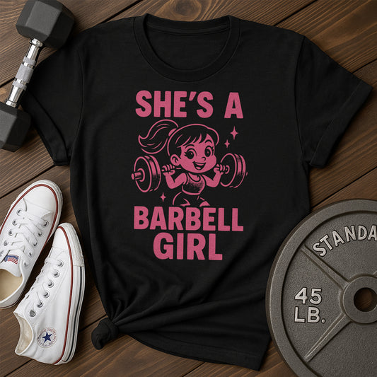 Barbell Babe Ad T-Shirt
