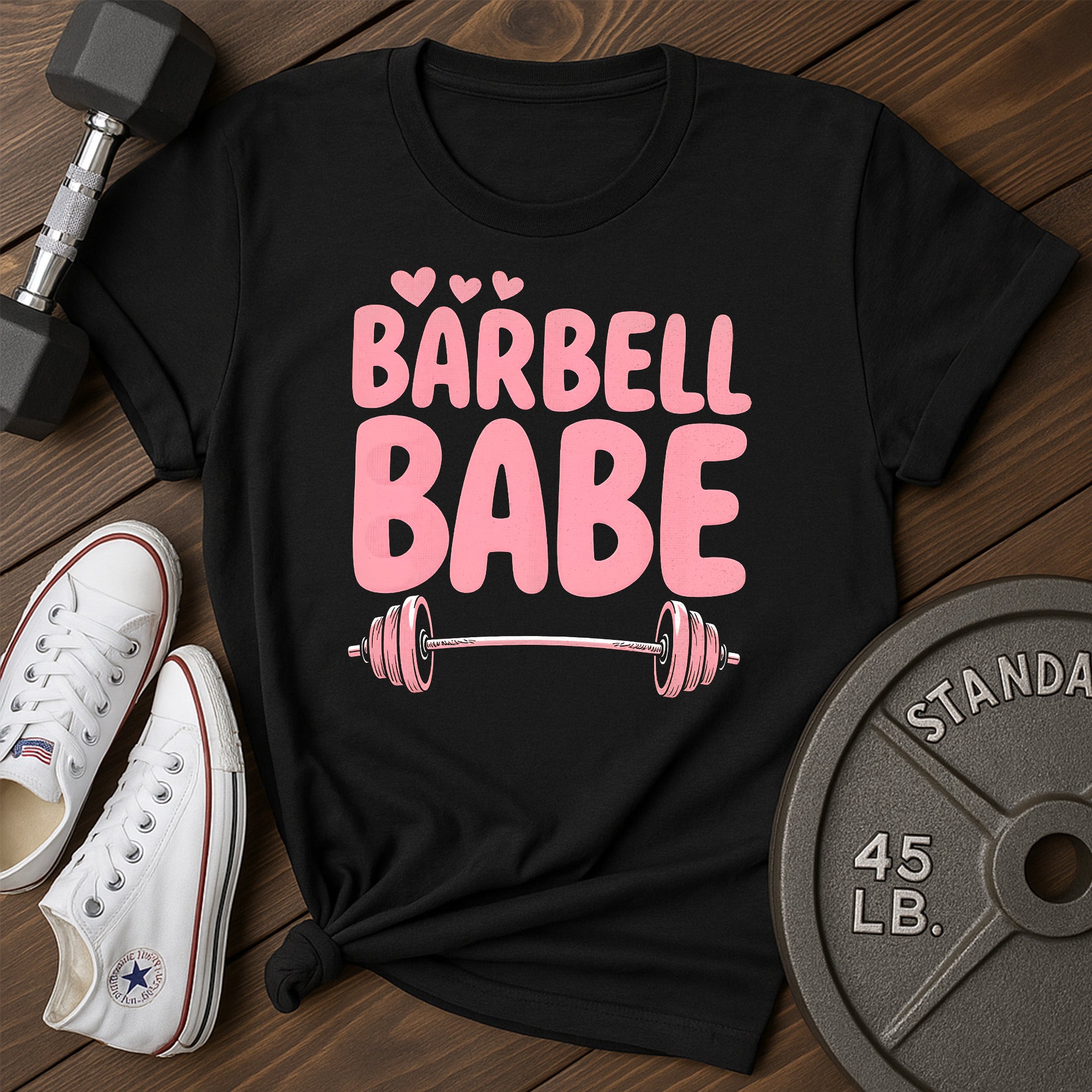 Barbell Babe C T-Shirt