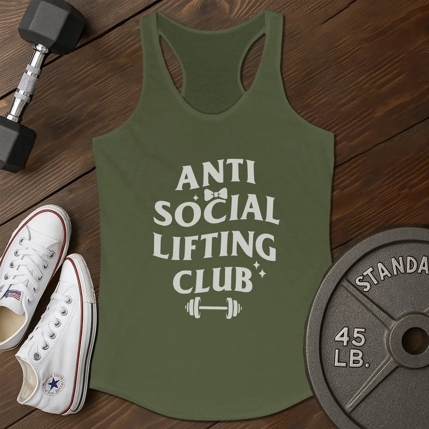 Because wine am Tank - green - because wine AM tank Green.jpg