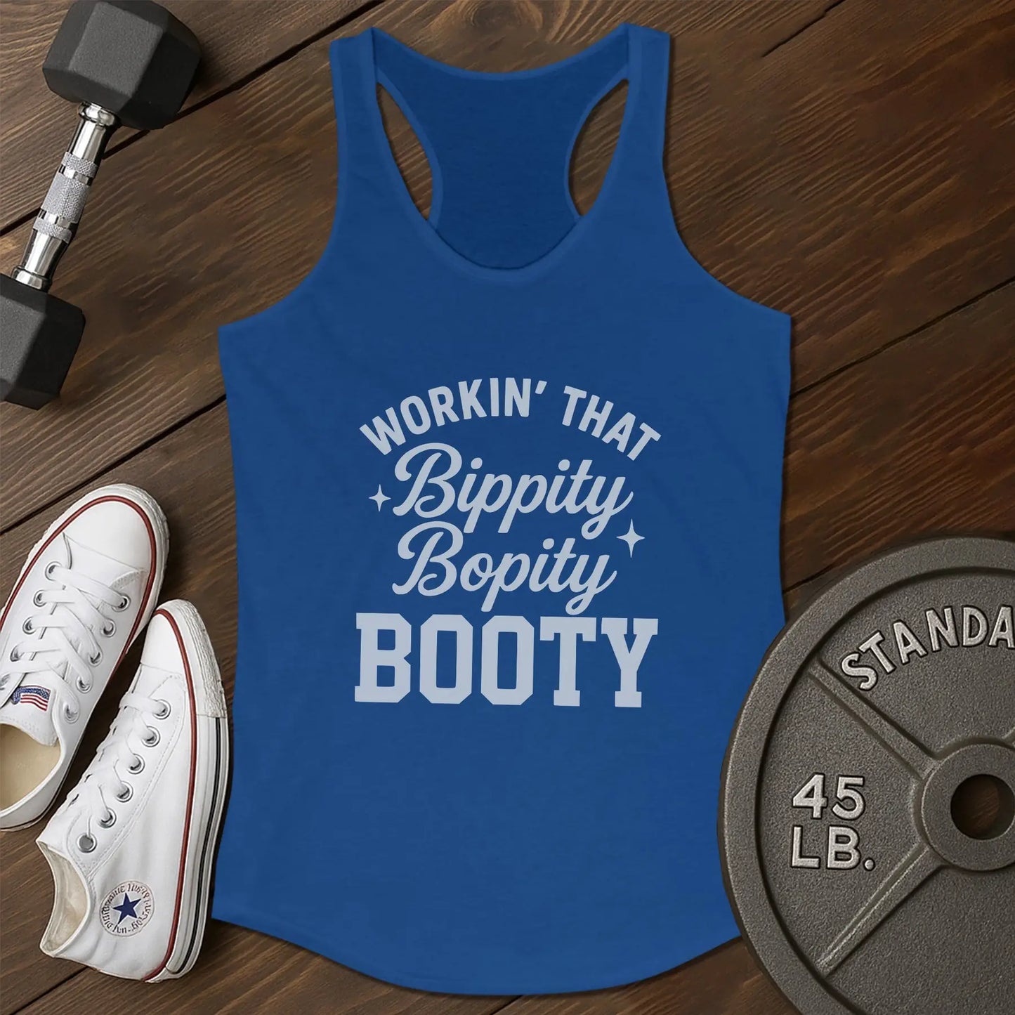 Bippity booty ap Tank - blue - Bippity Booty AP tank Blue.jpg