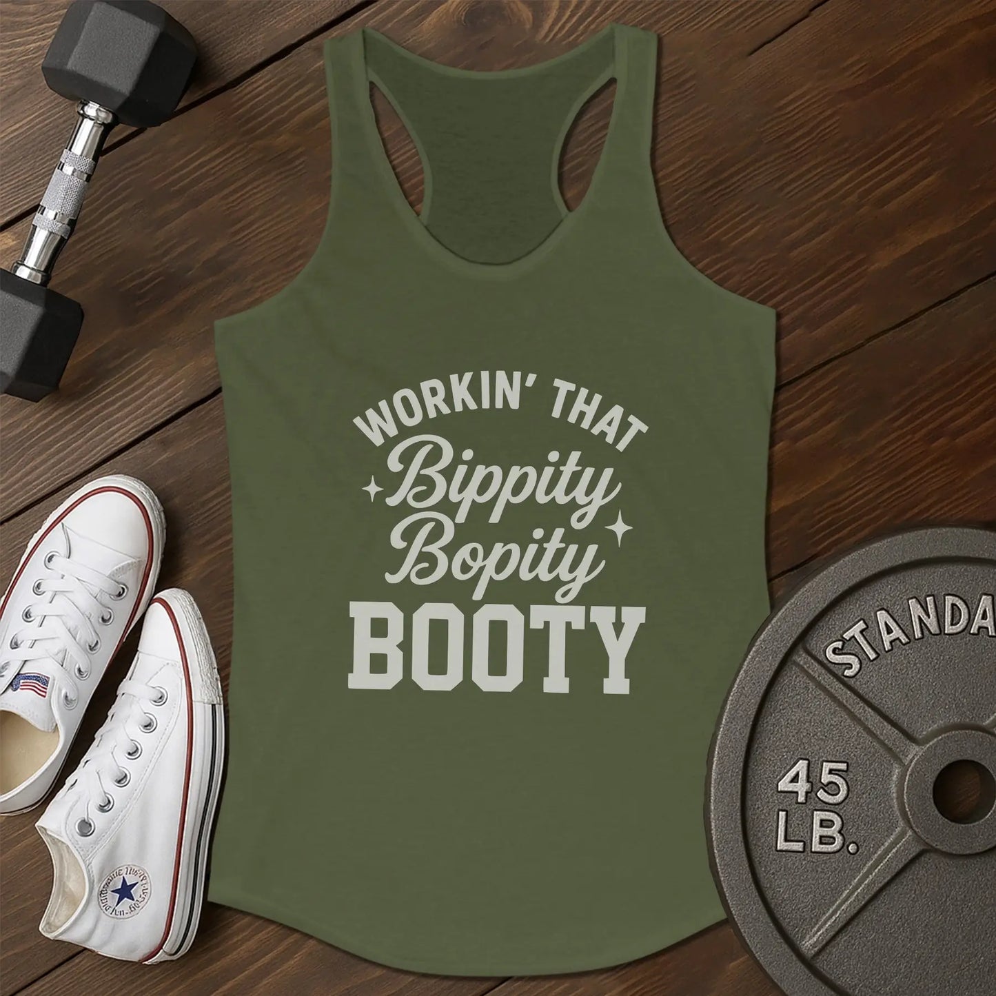 Bippity booty ap Tank - green - Bippity Booty AP tank Green.jpg
