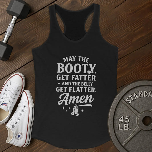 Booty amen ao Tank - black - Booty Amen AO tank Black.jpg