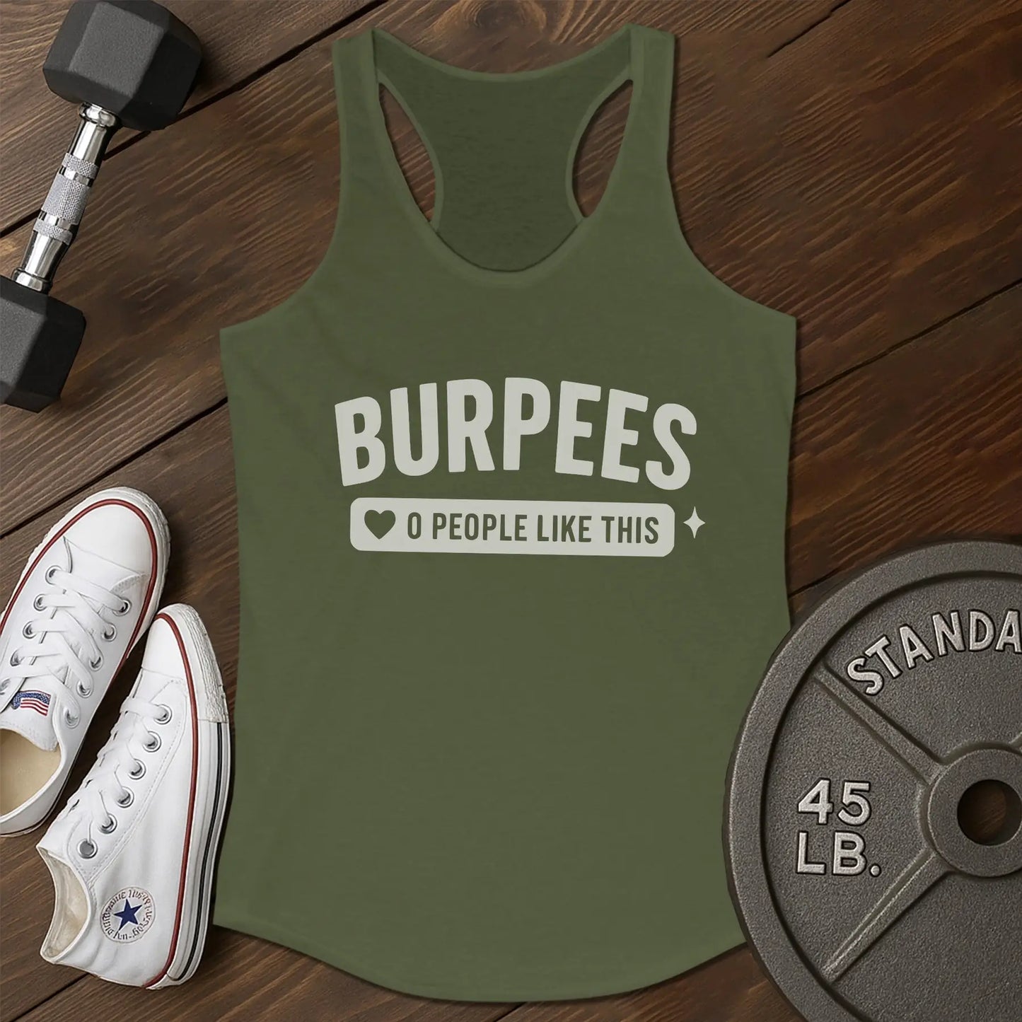 Burpees people am Tank - green - burpees people AM tank Green.jpg