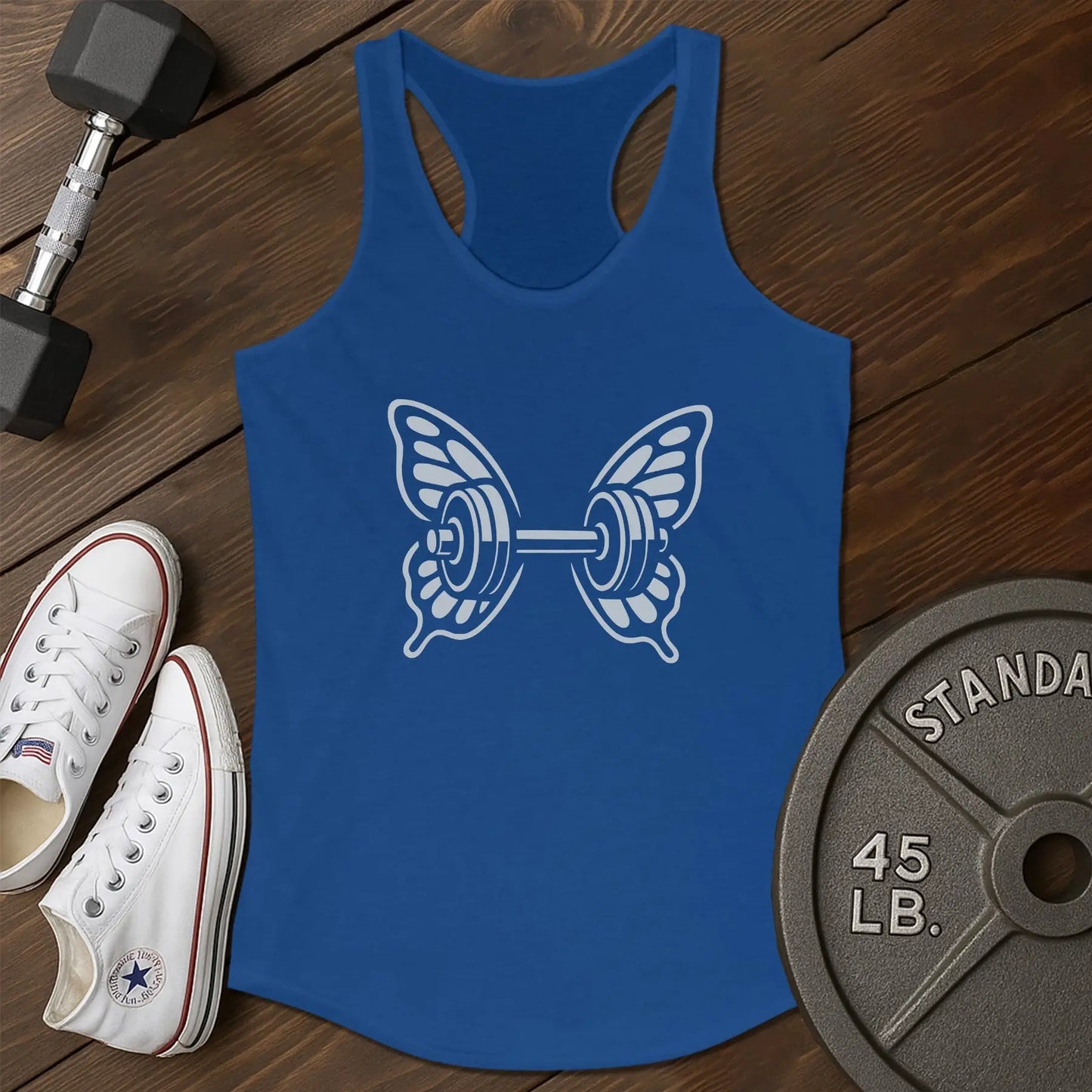 Butterfly barbell aq Tank - blue - Butterfly Barbell AQ tank Blue.jpg