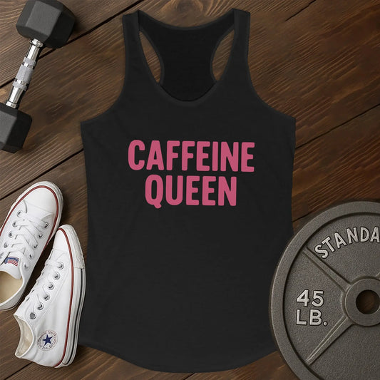Caffeine queen at Tank - black - Caffeine Queen AT tank Black.jpg