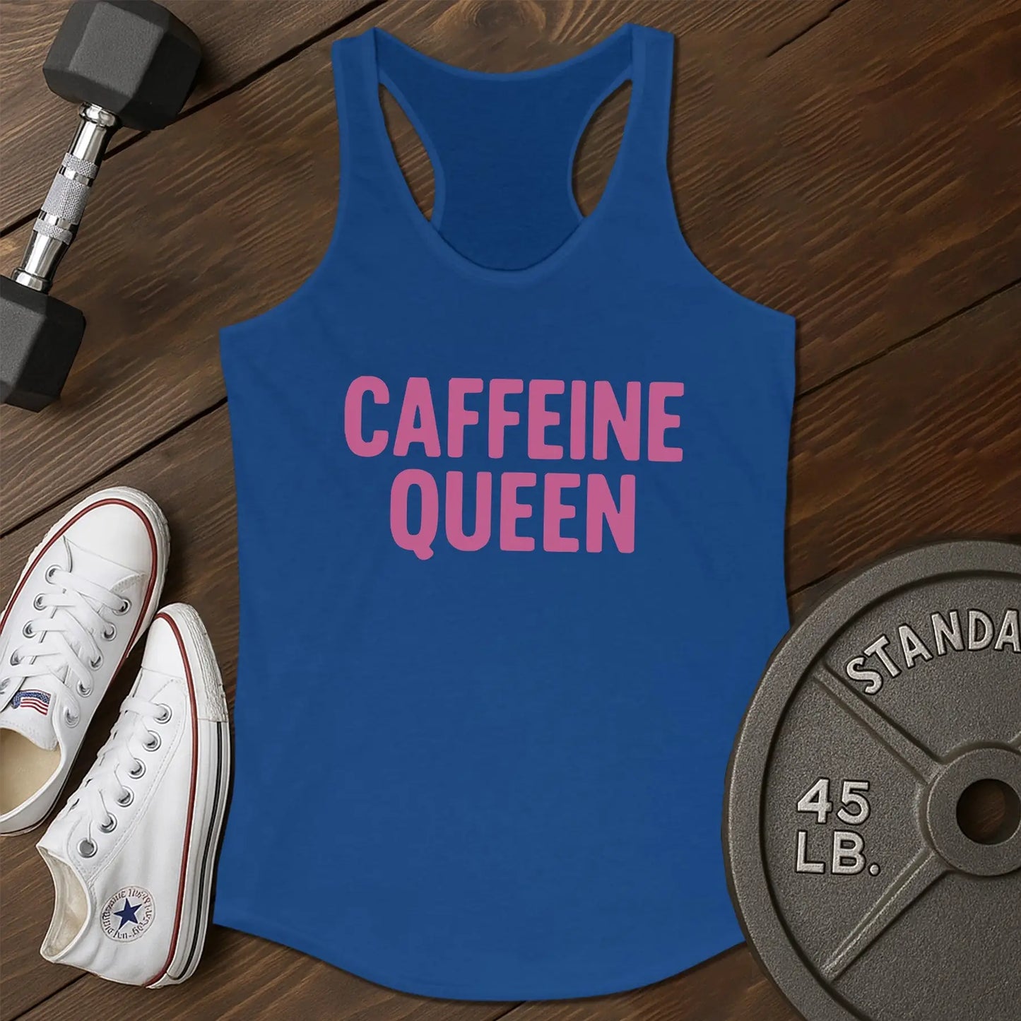 Caffeine queen at Tank - blue - Caffeine Queen AT tank Blue.jpg