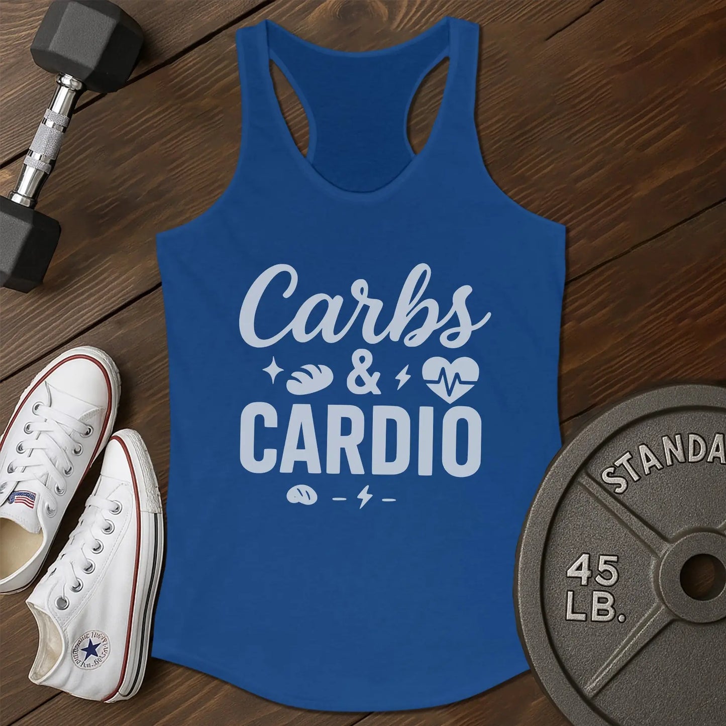 Carbs cardio ai Tank - blue - Carbs Cardio AI tank Blue.jpg