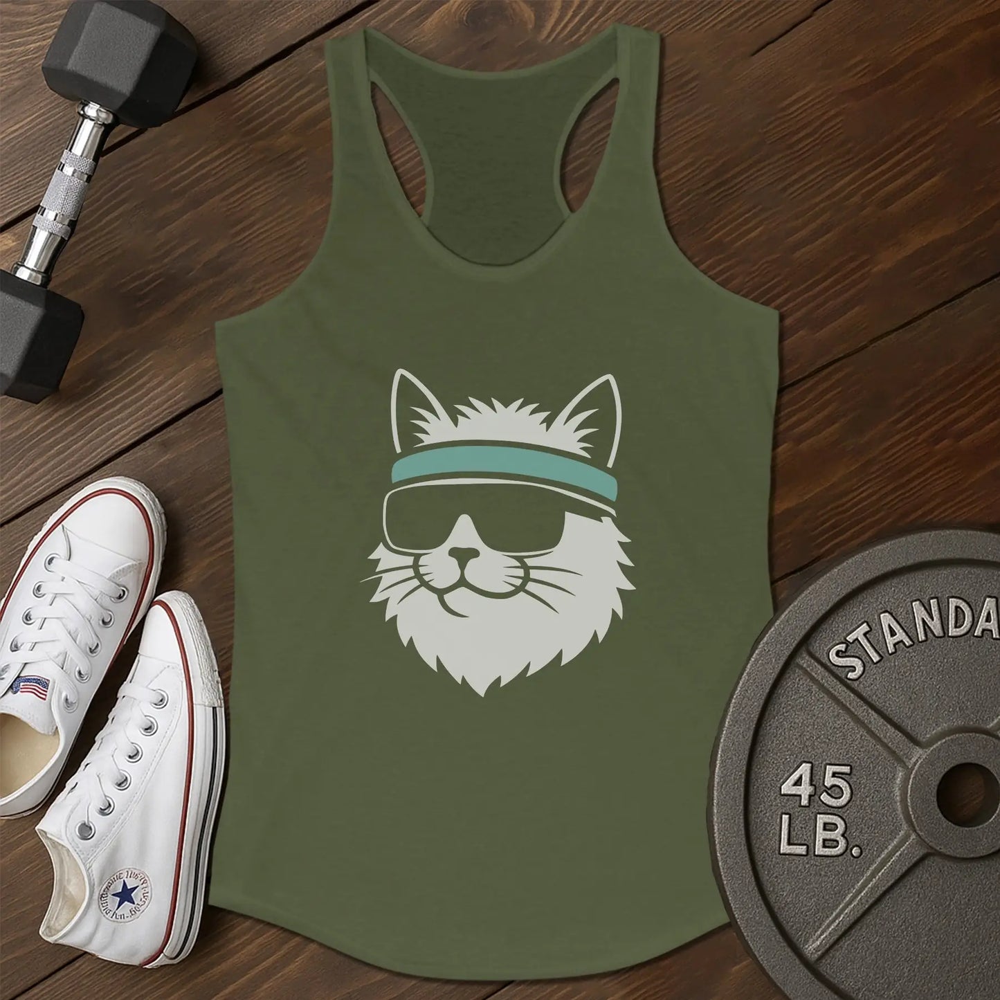 Cool cat au Tank - green - Cool Cat AU tank Green.jpg