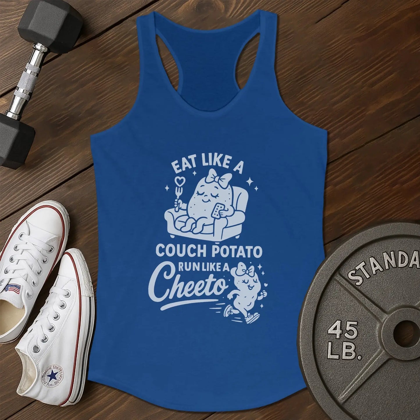 Couch potato am Tank - blue - couch potato AM tank Blue.jpg