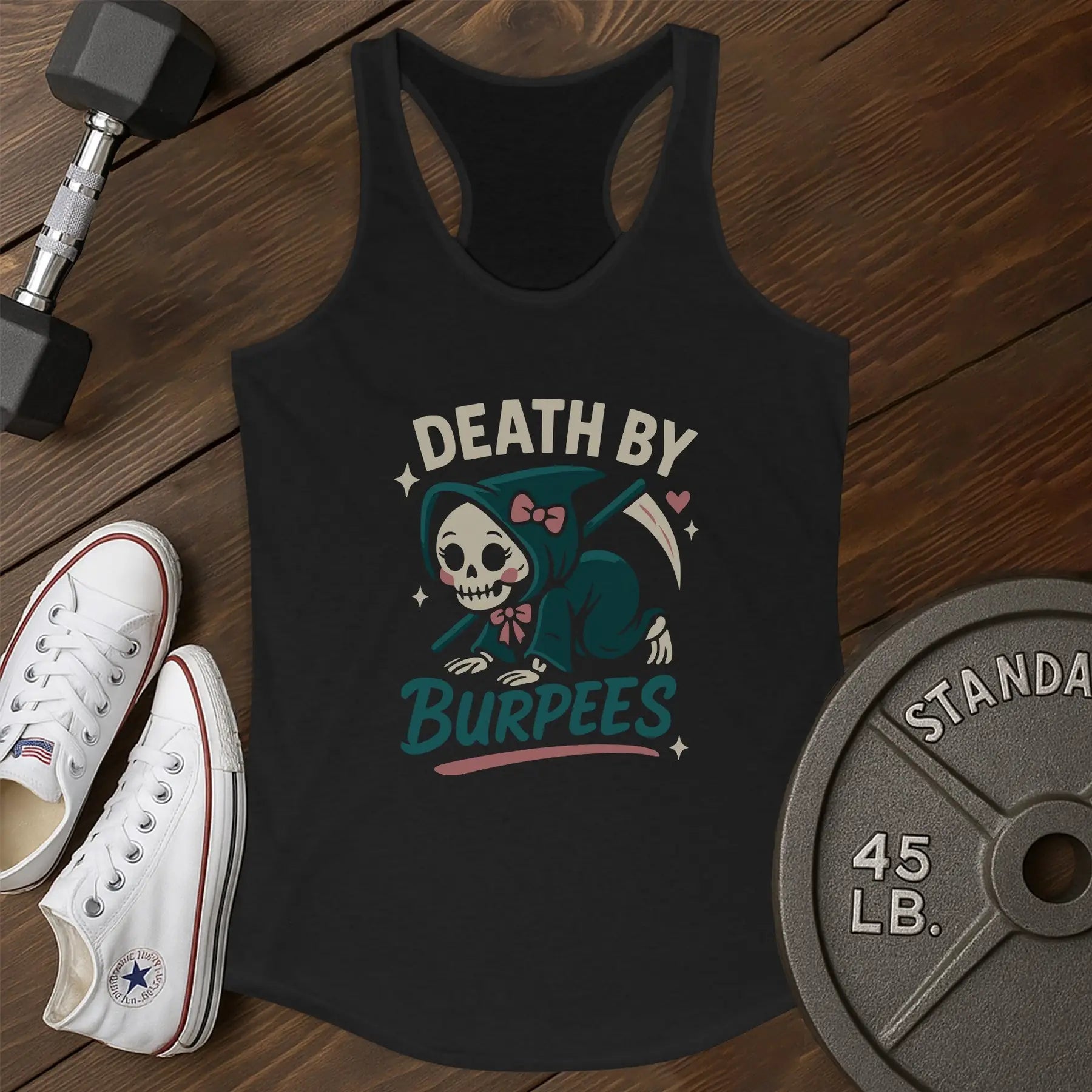 Death burpees am Tank - black - death burpees AM tank Black.jpg