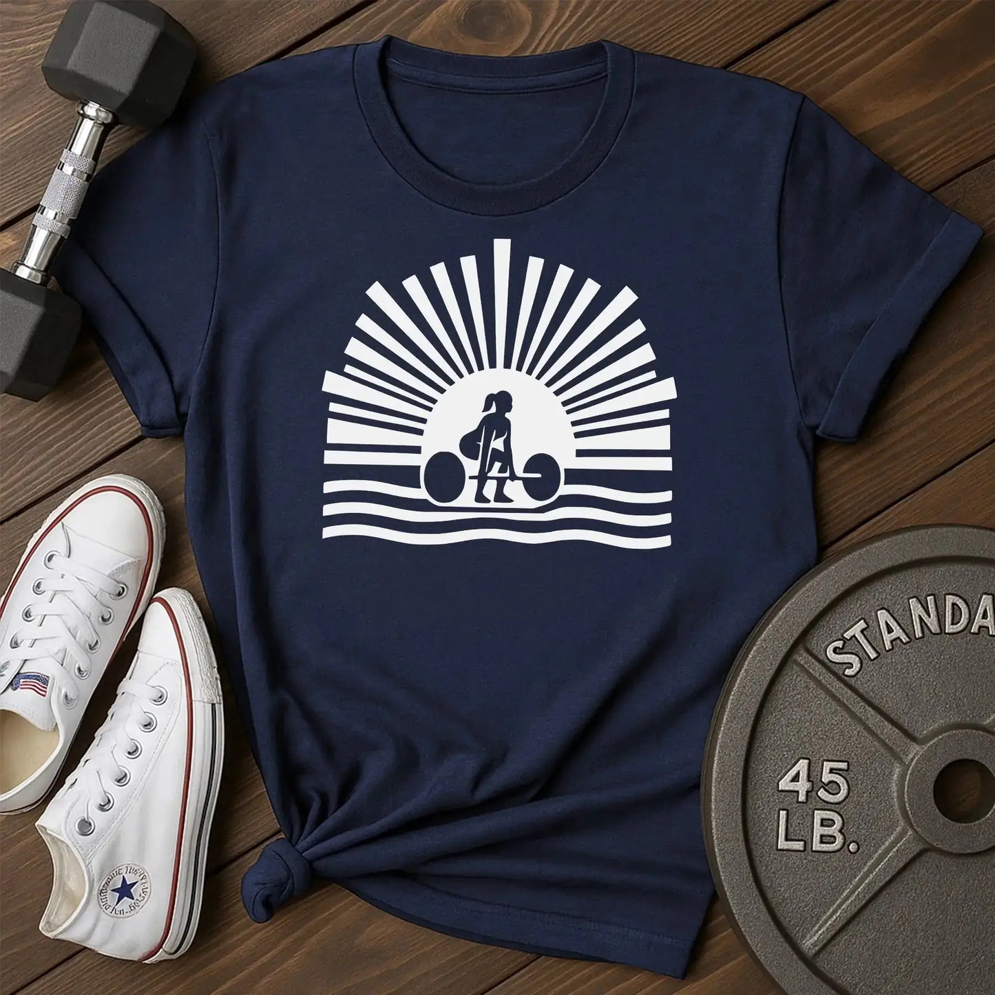 Desert sunrise am T-Shirt - blue - desert sunrise AM Blue.jpg