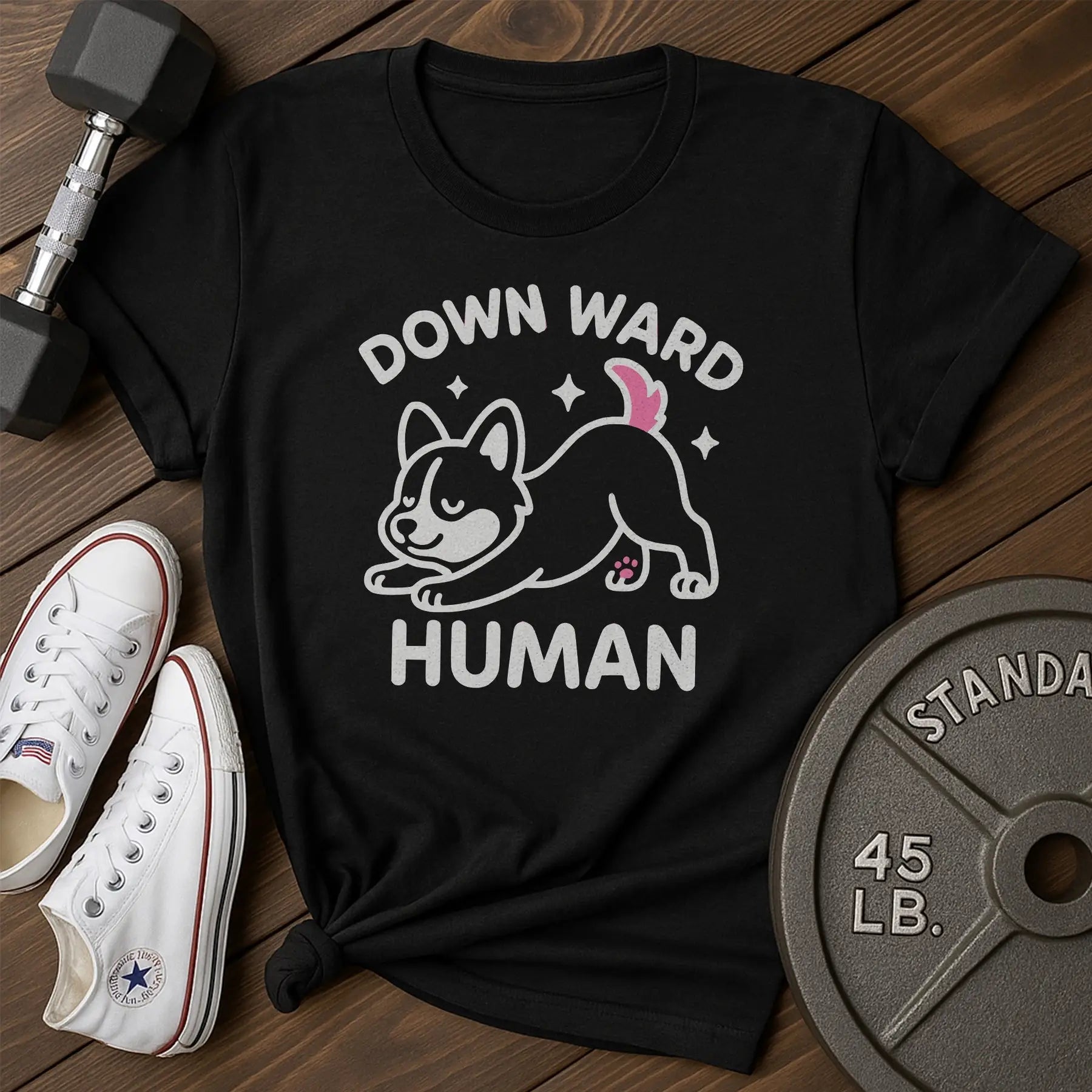 Dog stretch av T-Shirt - black - Dog Stretch AV Black.jpg