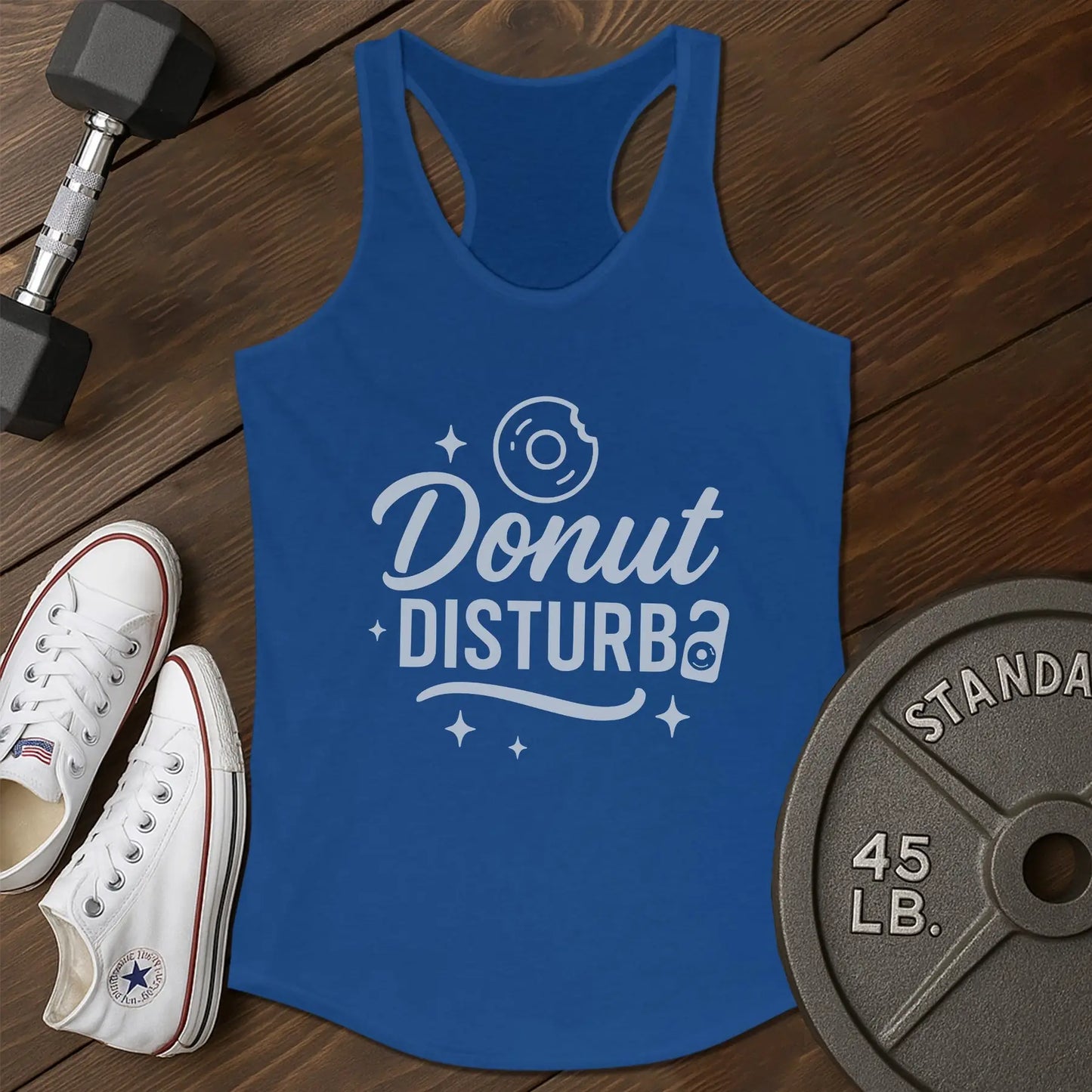 Donut disturb ah Tank - blue - Donut Disturb AH tank Blue.jpg