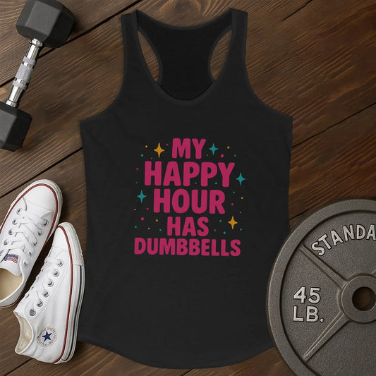 Dumbbell hour ao Tank - black - Dumbbell Hour AO tank Black.jpg