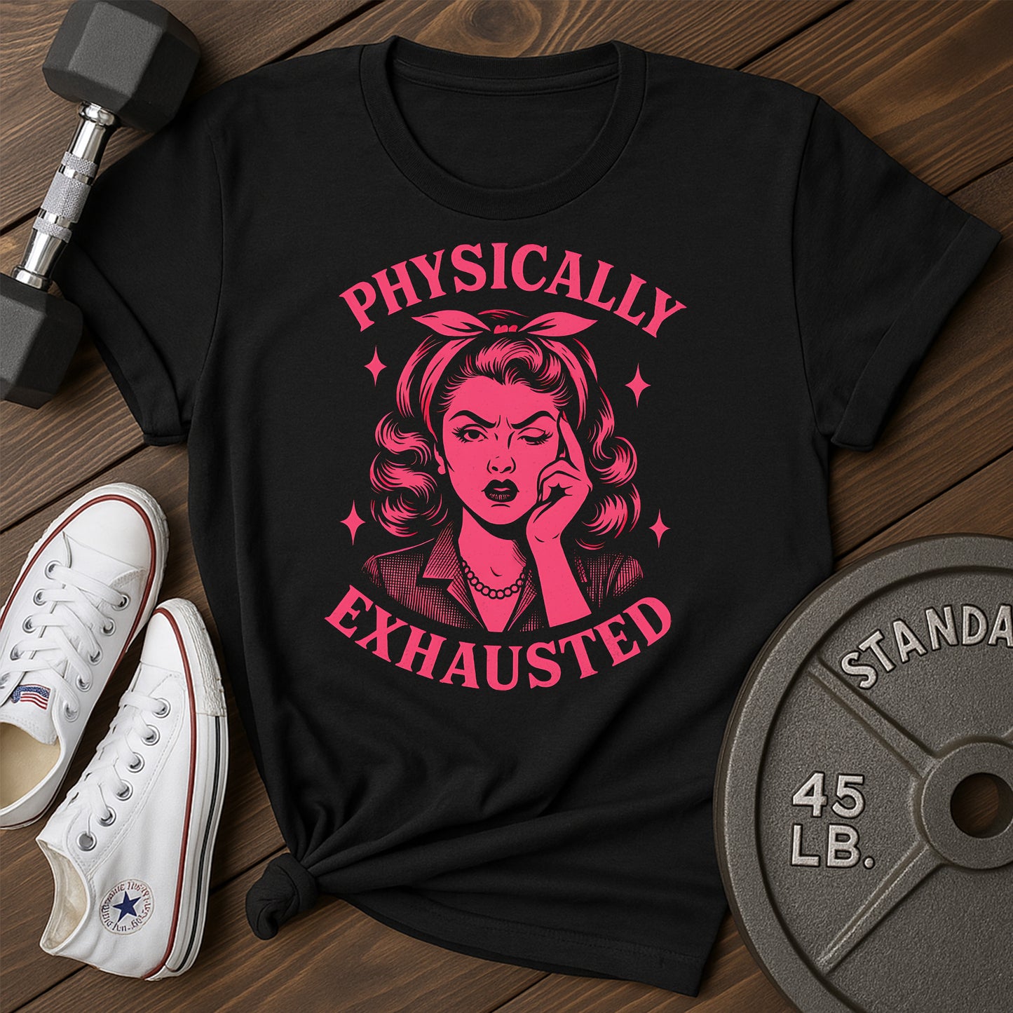 Exhausted F T-Shirt