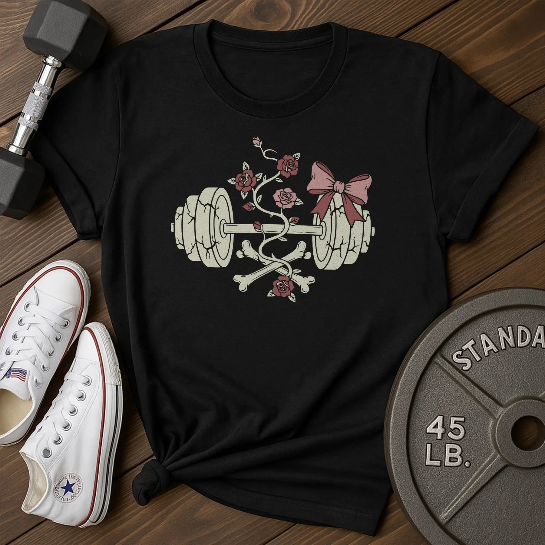 Floral strength av T-Shirt - black - Floral Strength AV Black.jpg