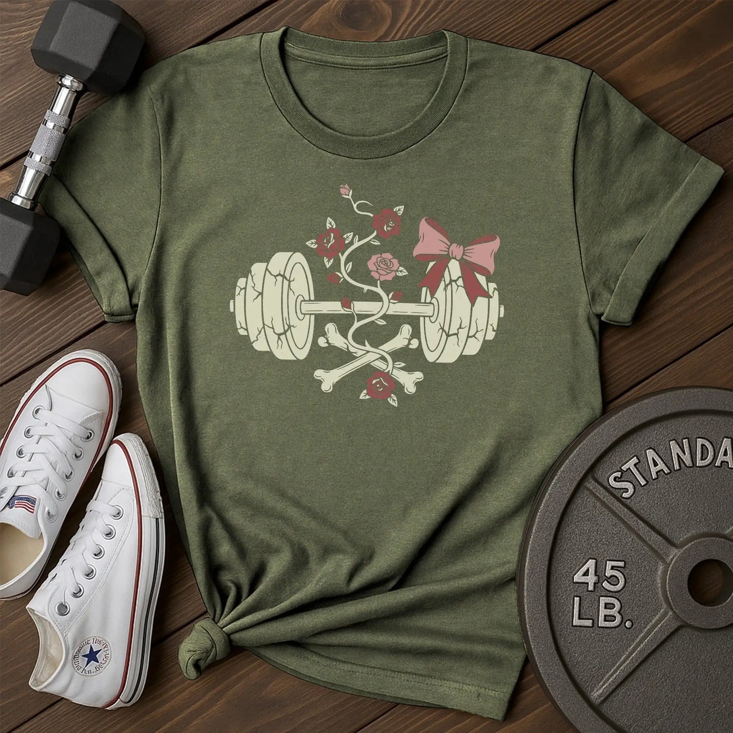 Floral strength av T-Shirt - green - Floral Strength AV Green.jpg