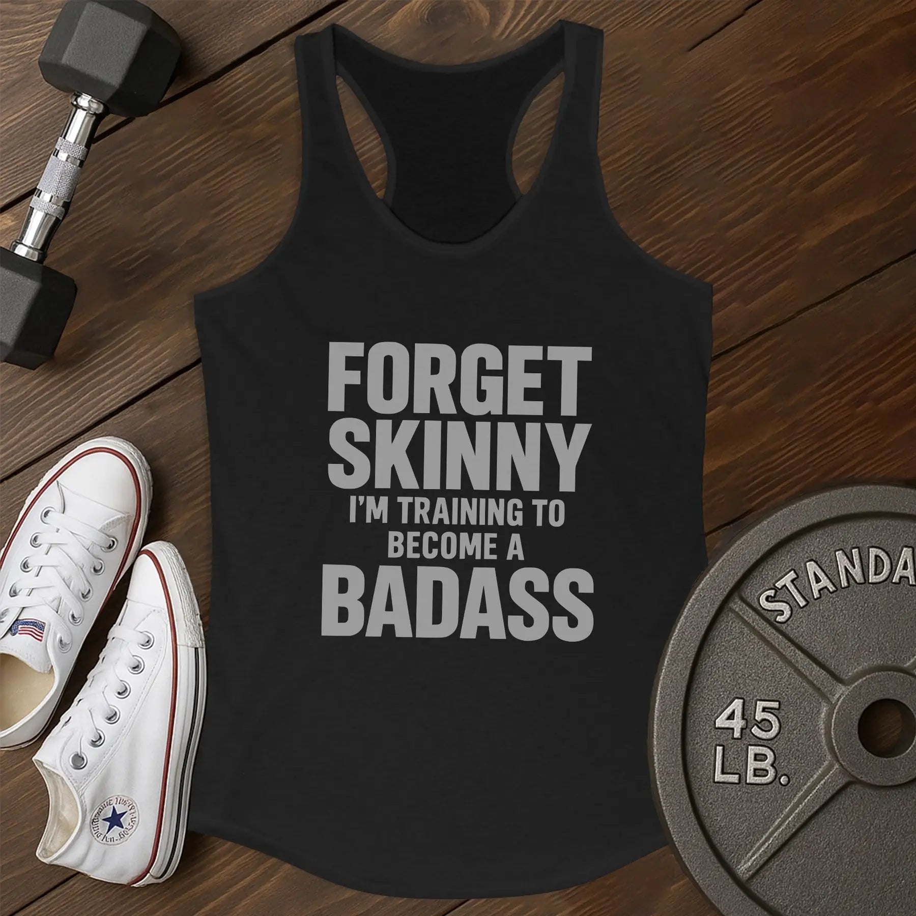 Forget skinny ap Tank - black - Forget Skinny AP tank Black.jpg