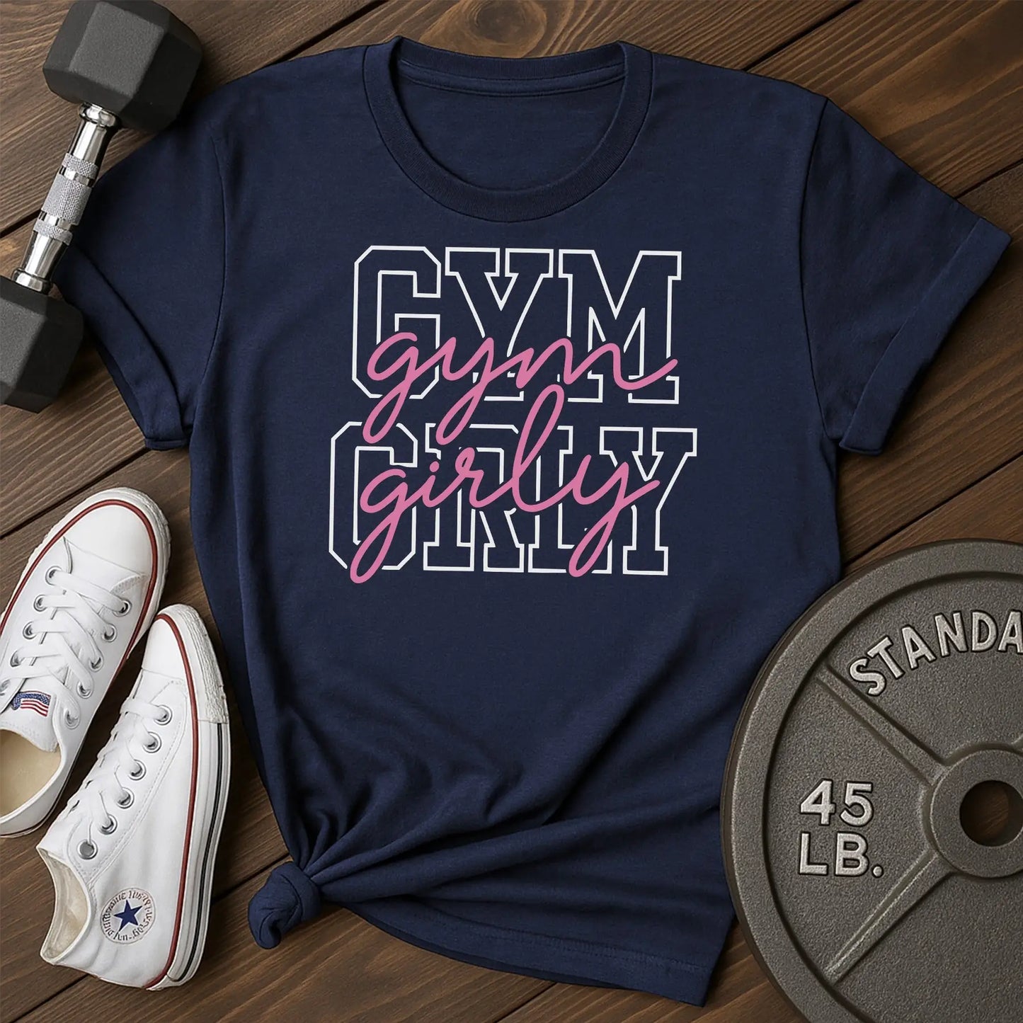Girly gym au T-Shirt - blue - Girly Gym AU Blue.jpg