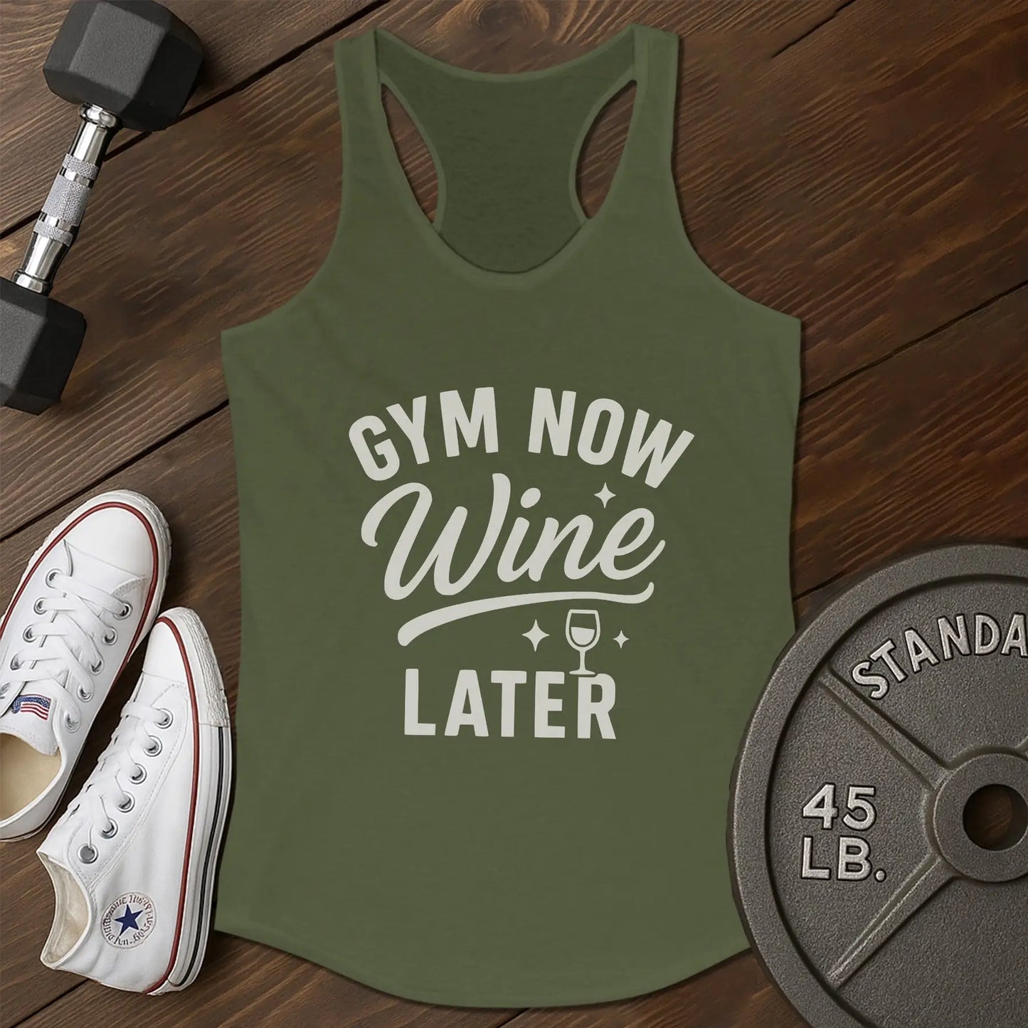 Gym Now Ag Tank - green - Gym Now AG tank Green.jpg
