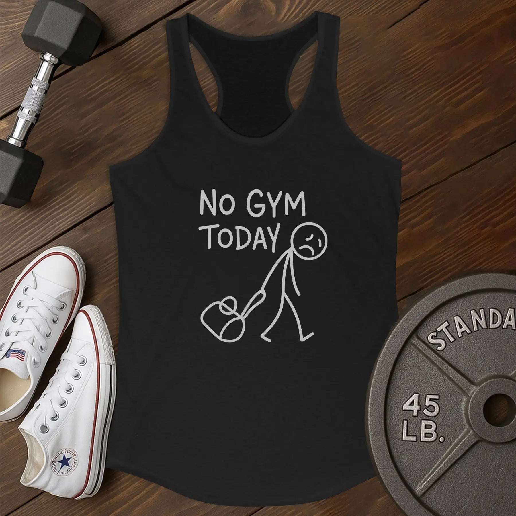 Gym blues au Tank - black - Gym Blues AU tank Black.jpg