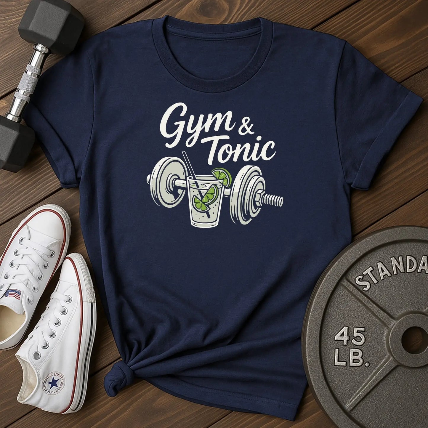 Gym tonic as T-Shirt - blue - Gym Tonic AS Blue.jpg