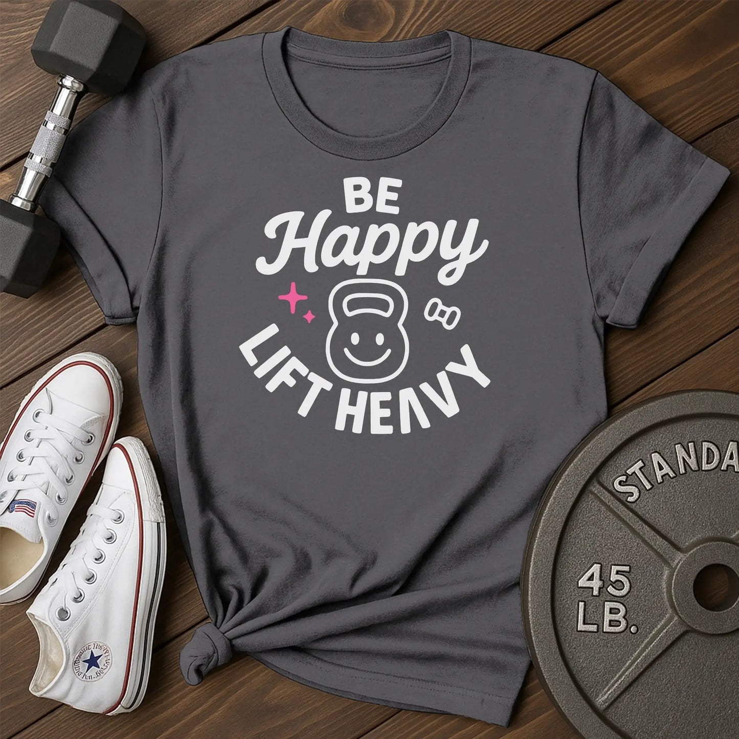 Happy heavy av T-Shirt - charcoal - Happy Heavy AV Charcoal.jpg