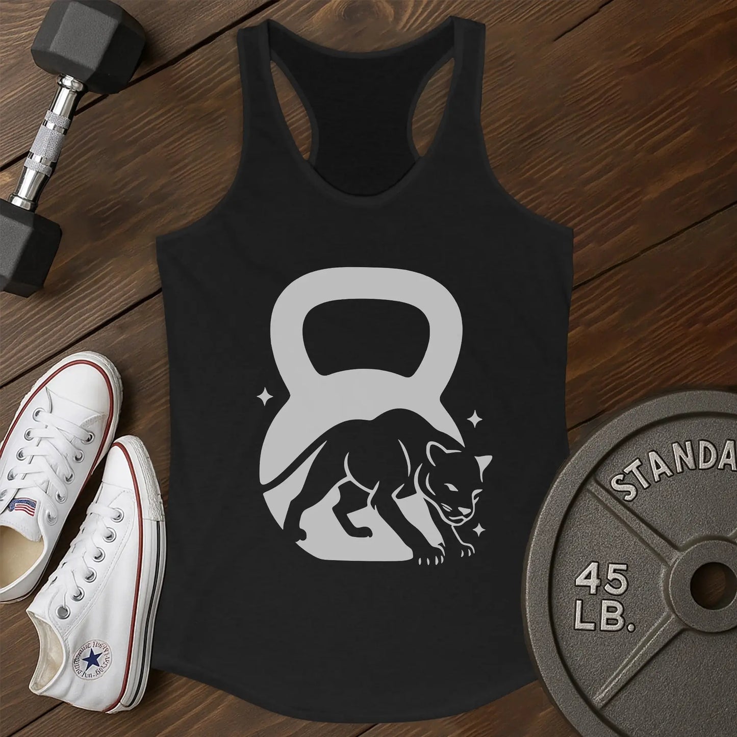 Kettlebell beast am Tank - black - kettlebell beast AM tank Black.jpg