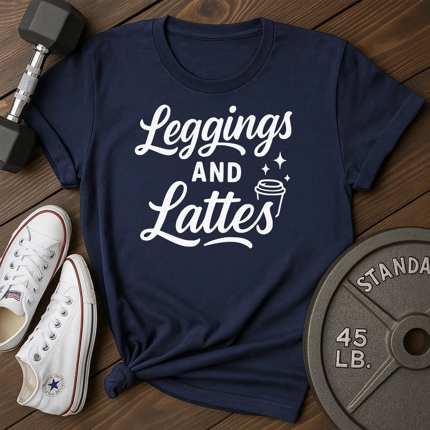 Leggings Lattes Ag T-Shirt - blue - Leggings Lattes AG Blue.jpg