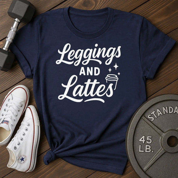 Leggings Lattes Ag T-Shirt - blue - Leggings Lattes AG Blue.jpg