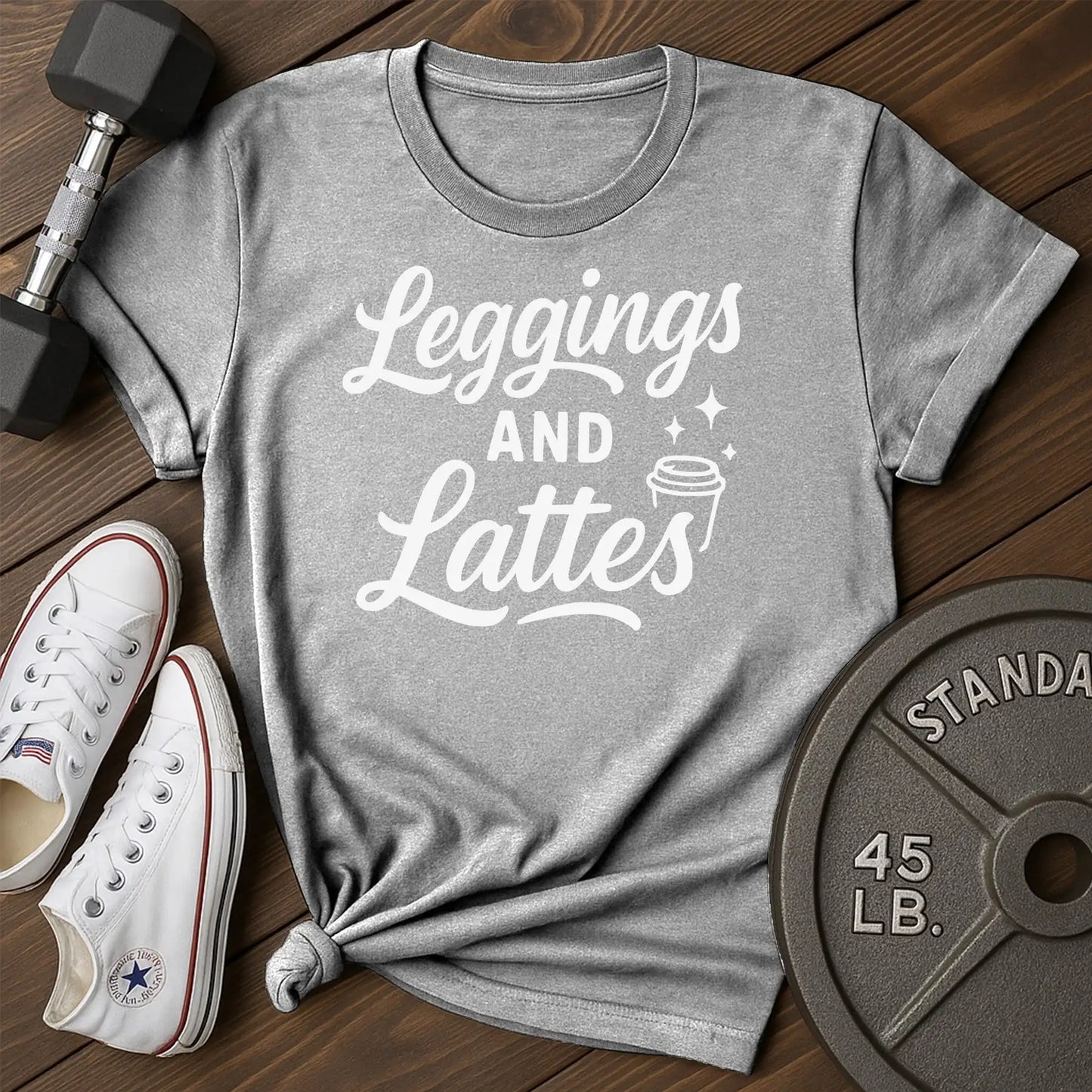 Leggings Lattes Ag T-Shirt - gray - Leggings Lattes AG Gray.jpg