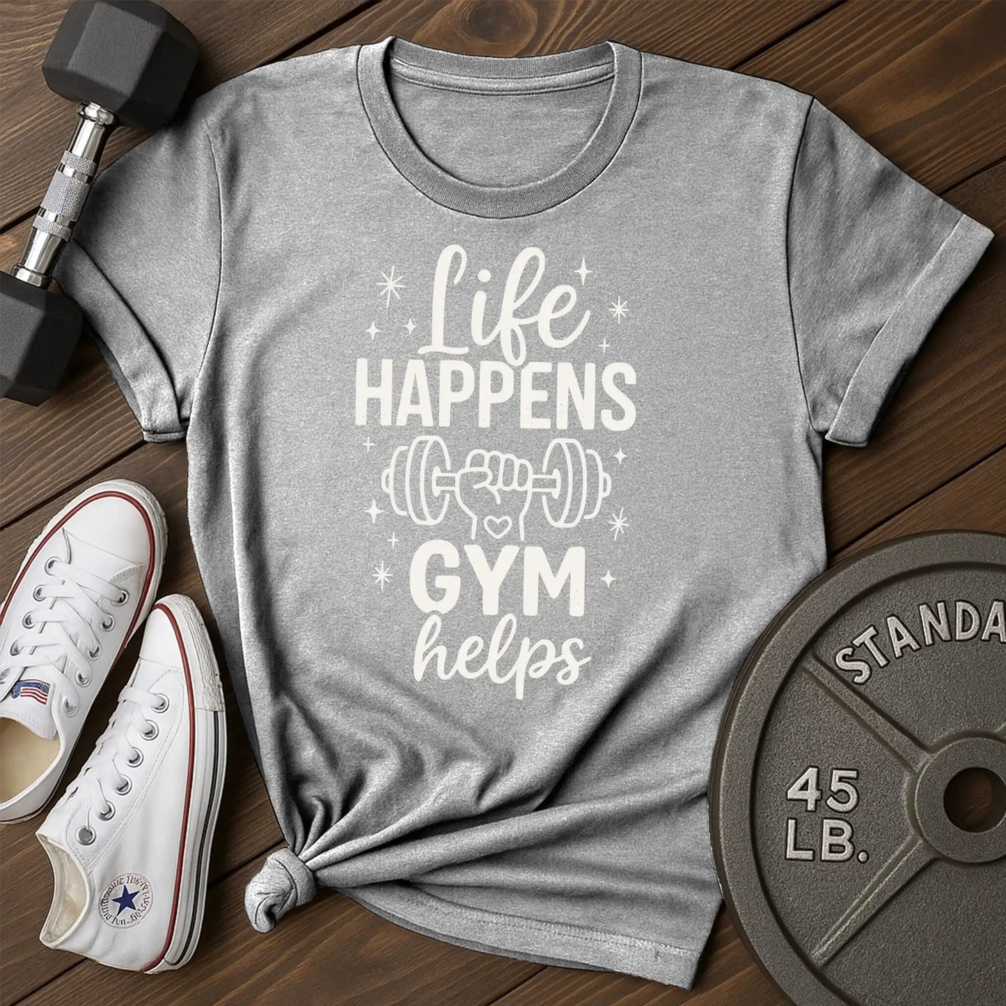 Life happens at T-Shirt - gray - Life Happens AT Gray.jpg