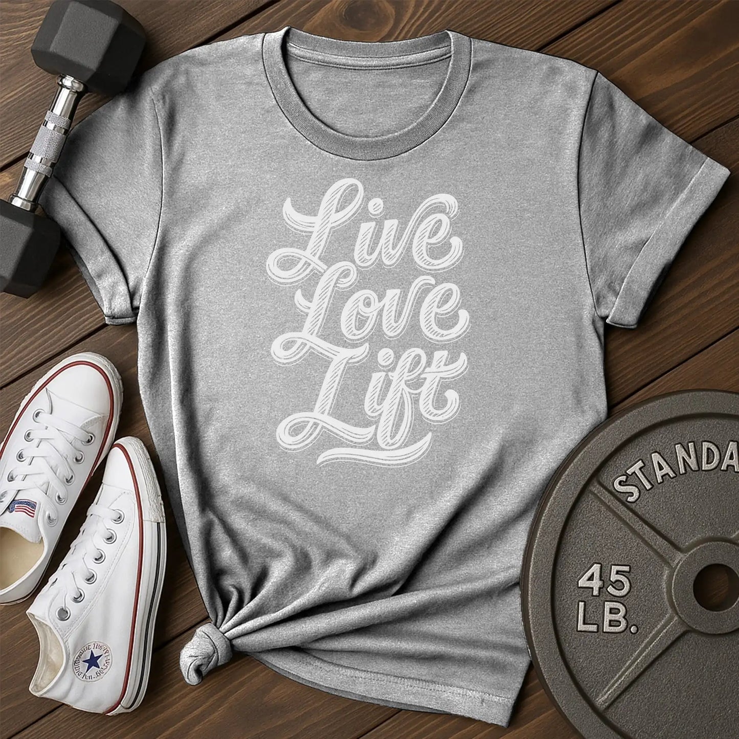 Lift life av T-Shirt - gray - Lift Life AV Gray.jpg