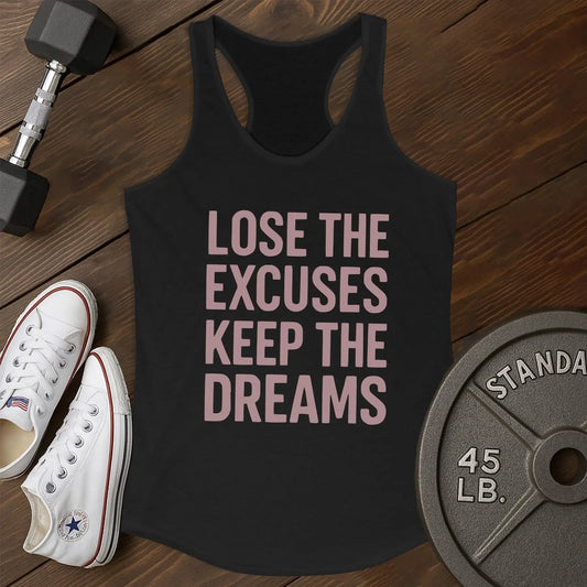 Lose excuses al Tank - black - Lose Excuses AL tank Black.jpg
