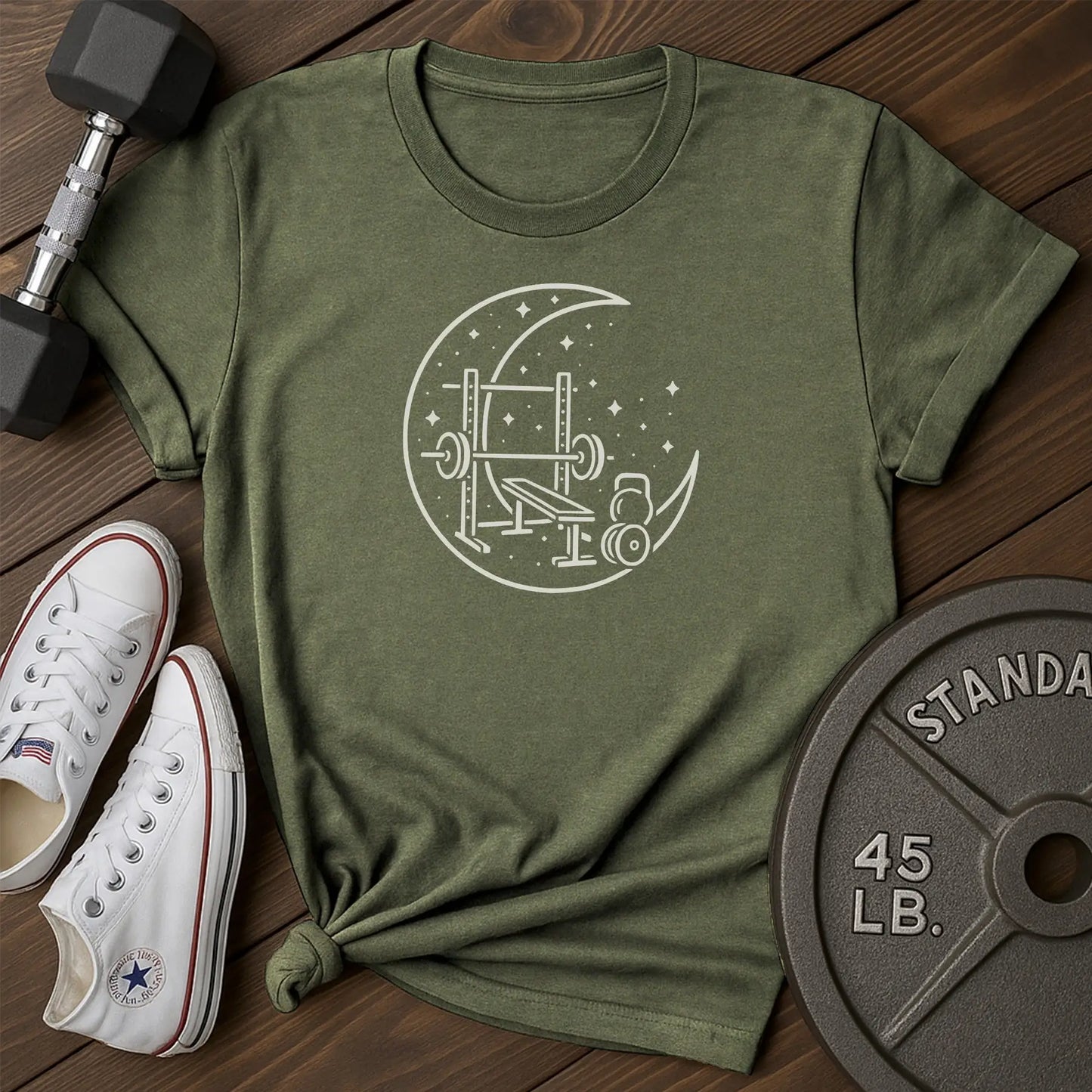 Lunar lift av T-Shirt - green - Lunar Lift AV Green.jpg