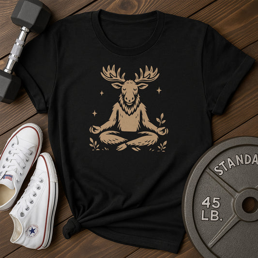 Moose Meditate Y T-Shirt