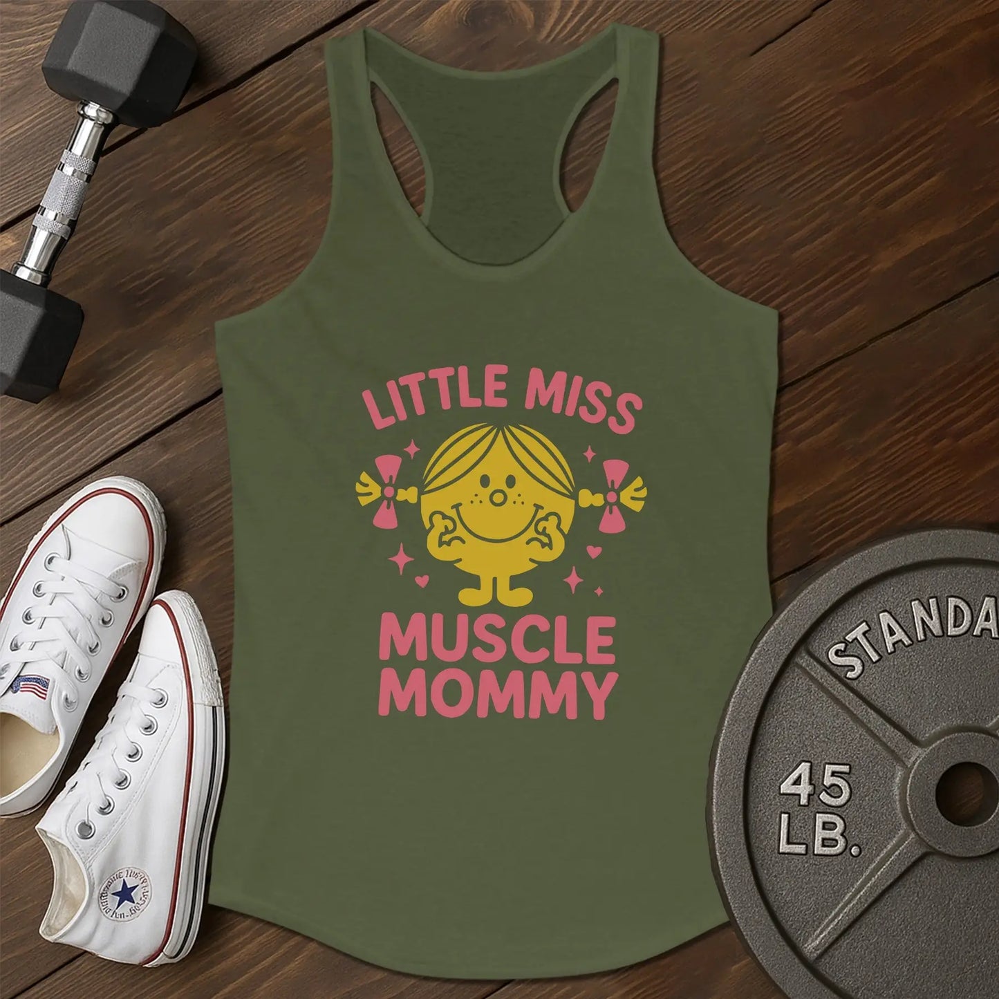 Muscle mommy at Tank - green - Muscle Mommy AT tank Green.jpg