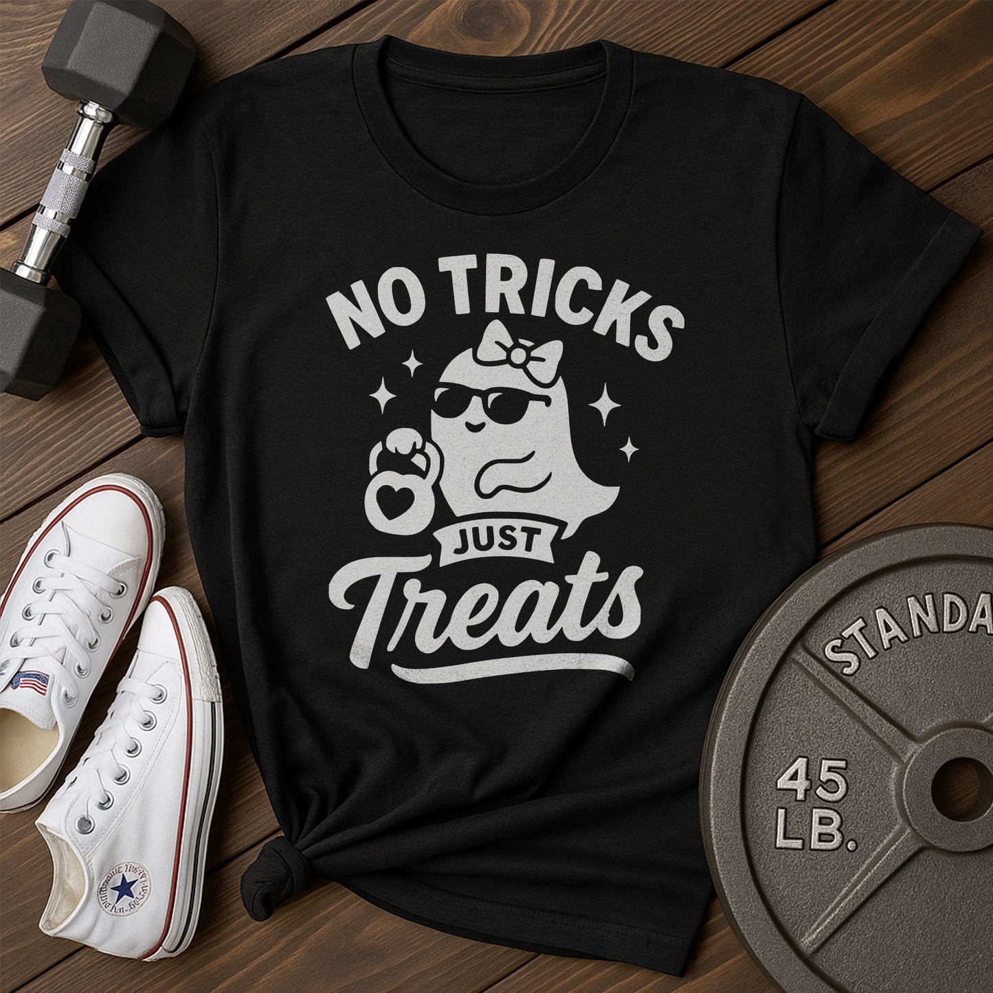 No tricks an T-Shirt - black - No Tricks AN Black.jpg