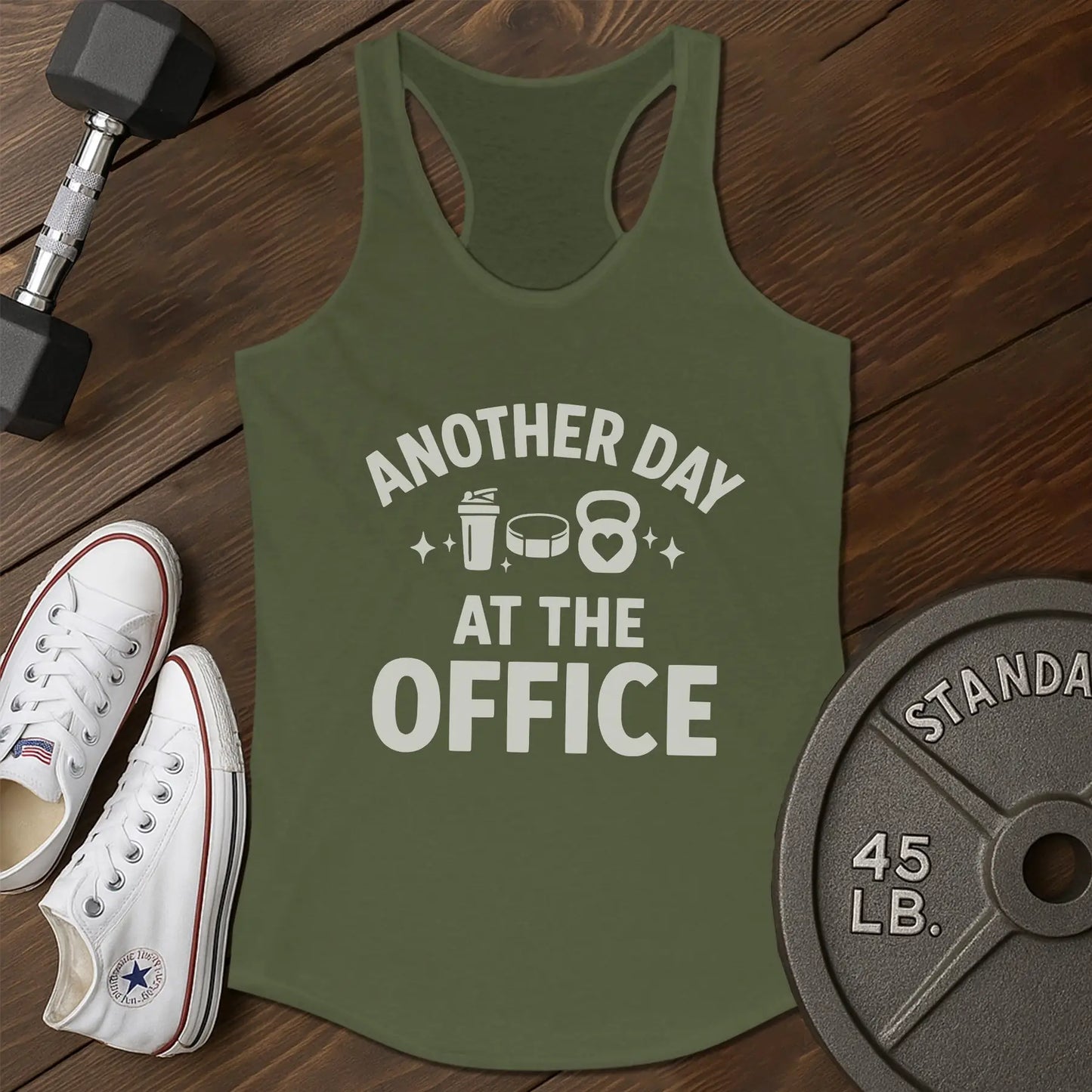 Office grind an Tank - green - Office Grind AN tank Green.jpg