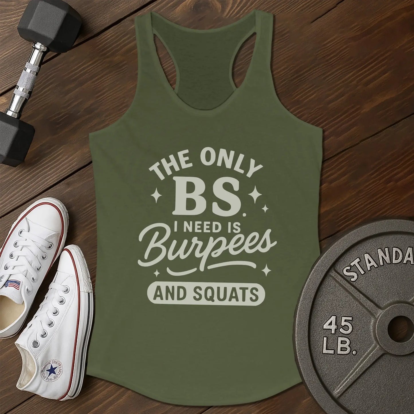 Only bs aj Tank - green - Only Bs AJ tank Green.jpg