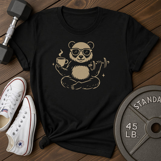 Panda Kettlebell Y T-Shirt
