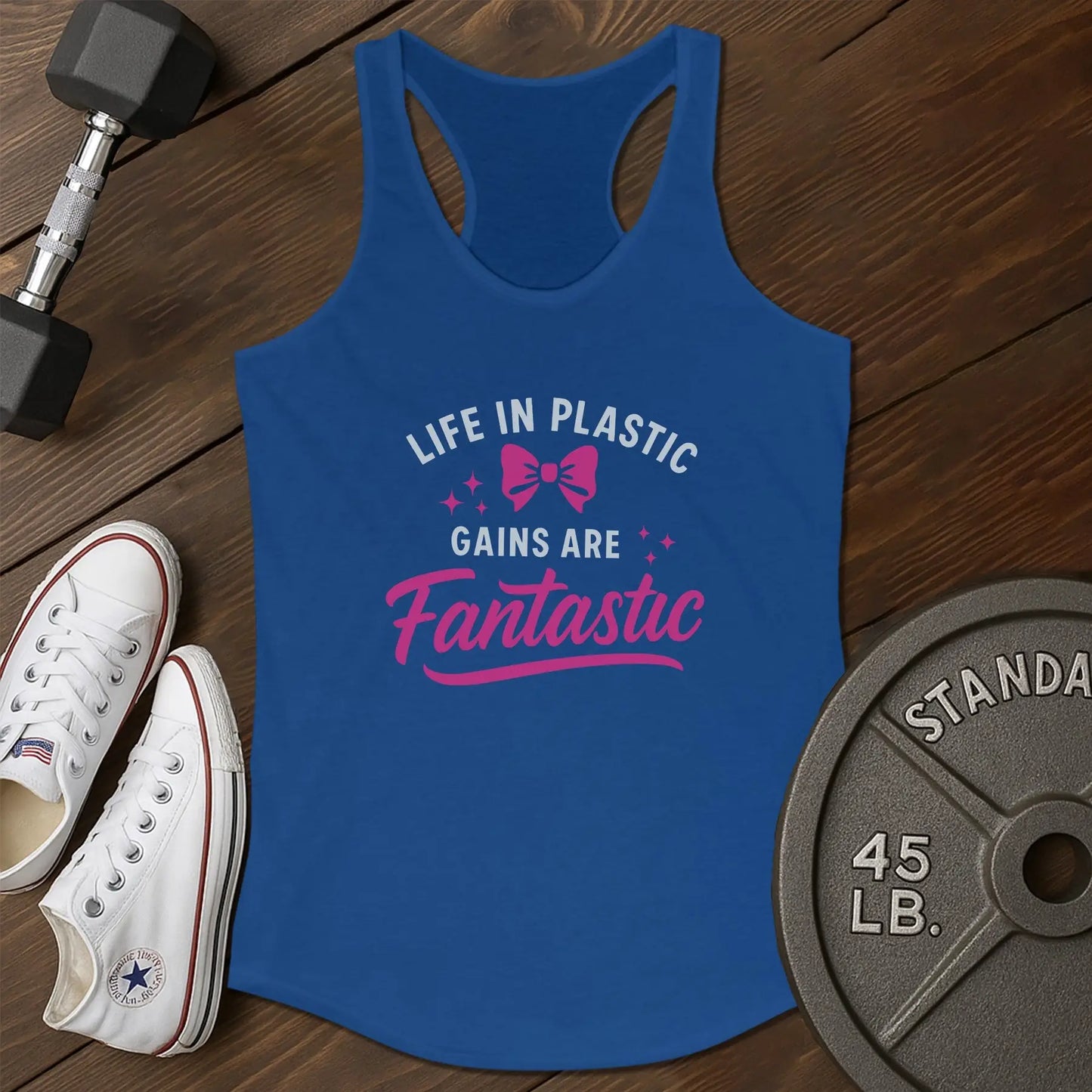 Plastic gains ao Tank - blue - Plastic Gains AO tank Blue.jpg