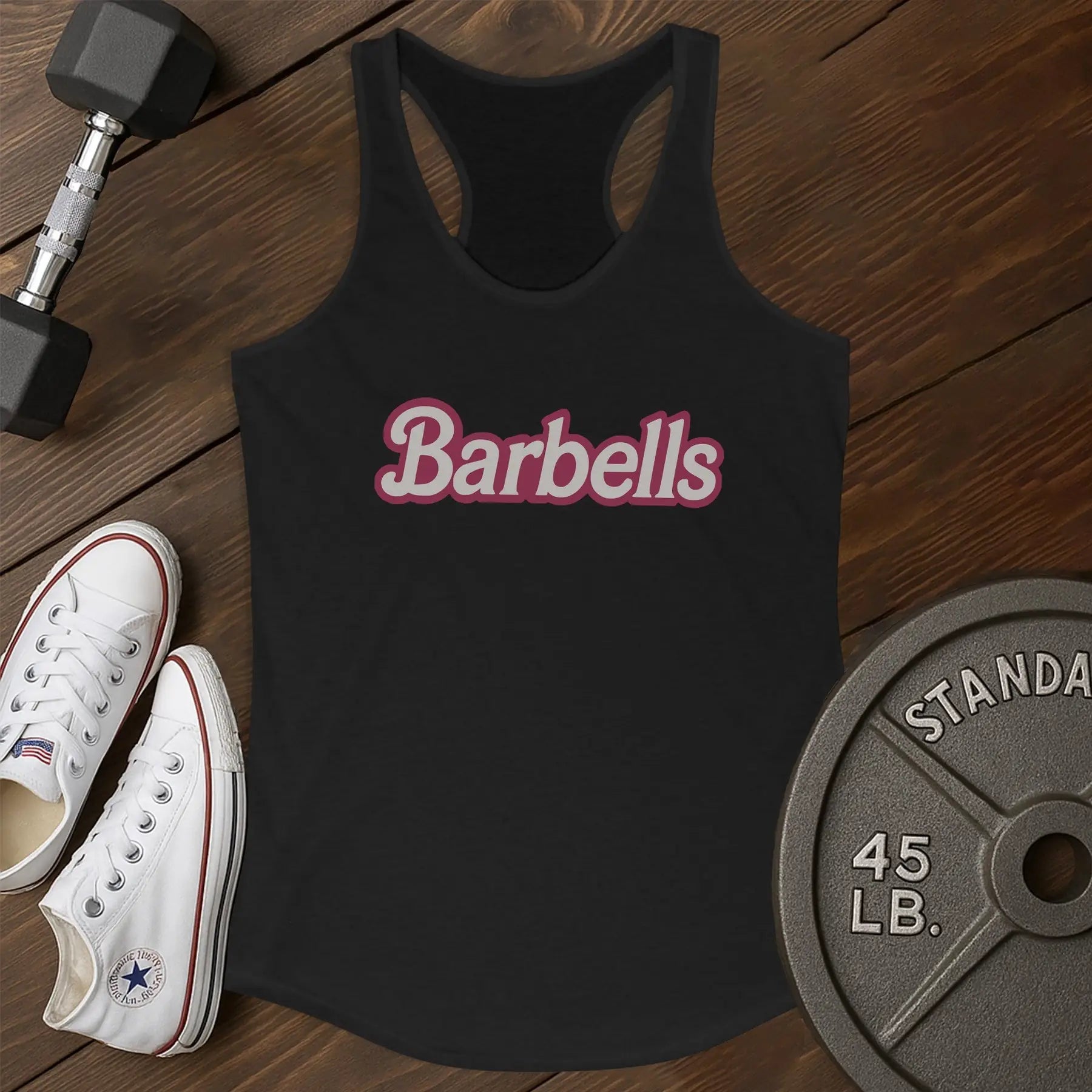 Pretty barbells at Tank - black - Pretty Barbells AT tank Black.jpg