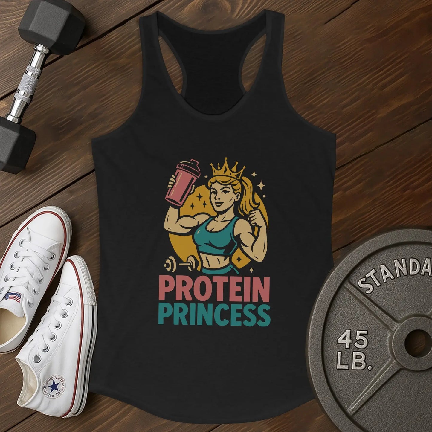 Protein queen ao Tank - black - Protein Queen AO tank Black.jpg