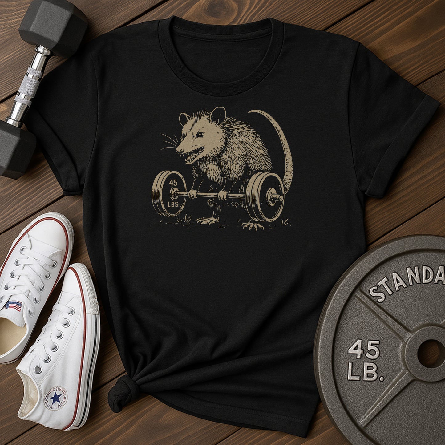 Rat Lifting Y T-Shirt