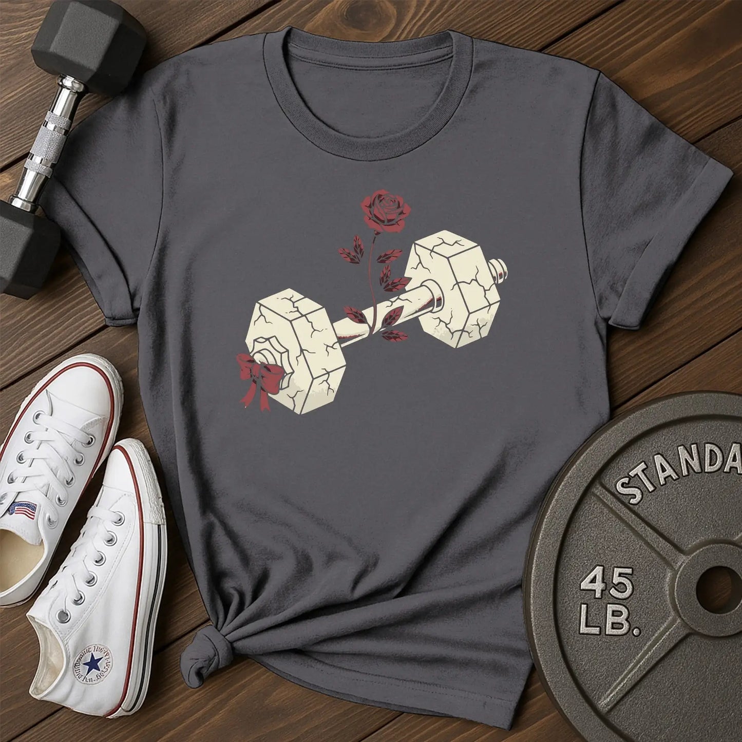 Rose power av T-Shirt - charcoal - Rose Power AV Charcoal.jpg