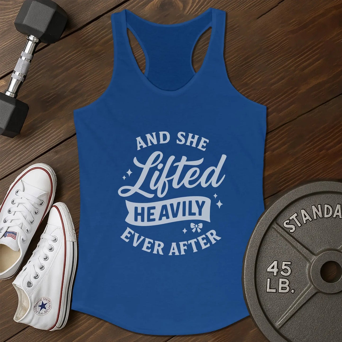 She lifted ak Tank - blue - She Lifted AK tank Blue.jpg