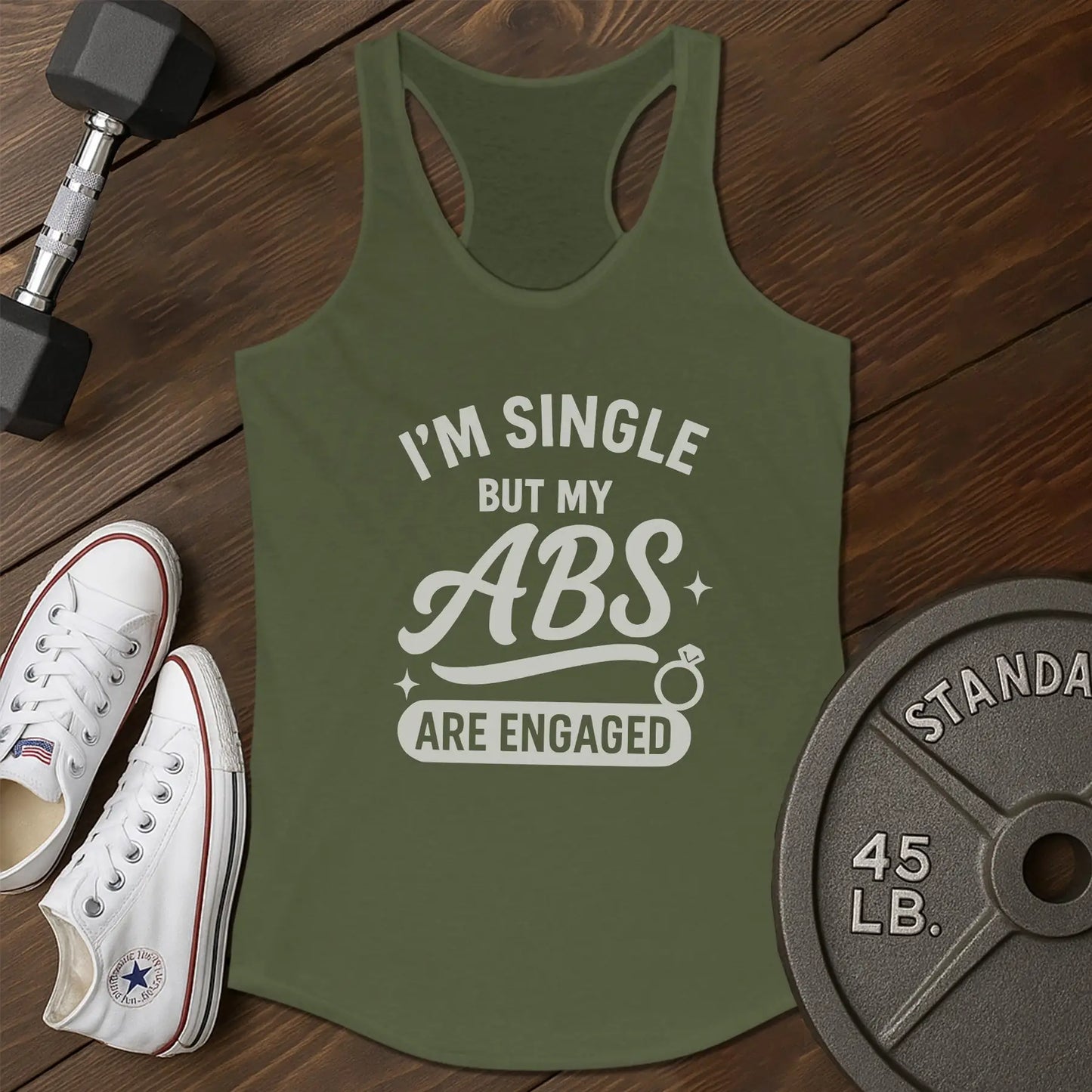 Single aj Tank - green - Single AJ tank Green.jpg