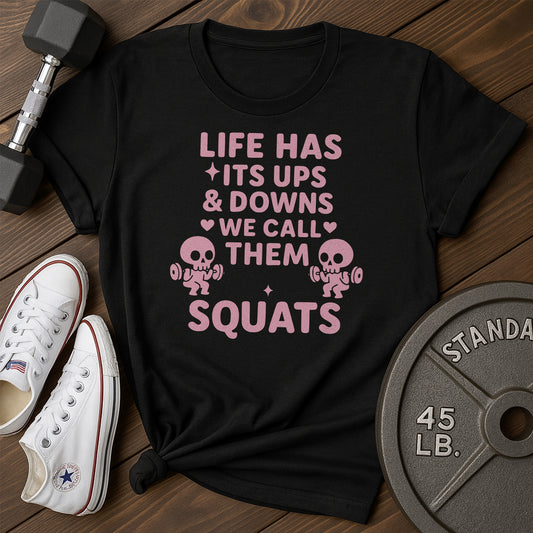 Skull Squats Ab T-Shirt