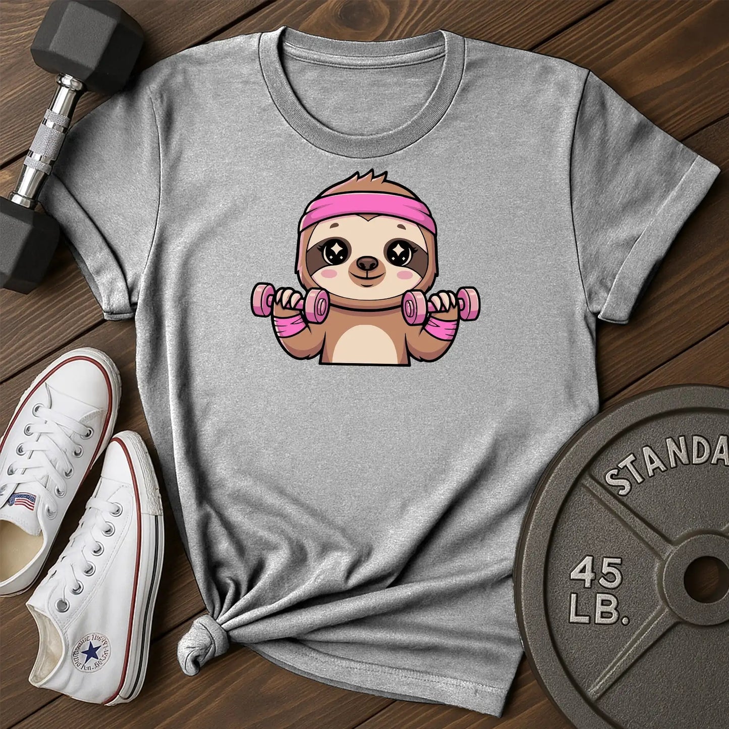 Sloth lifter av T-Shirt - gray - Sloth Lifter AV Gray.jpg